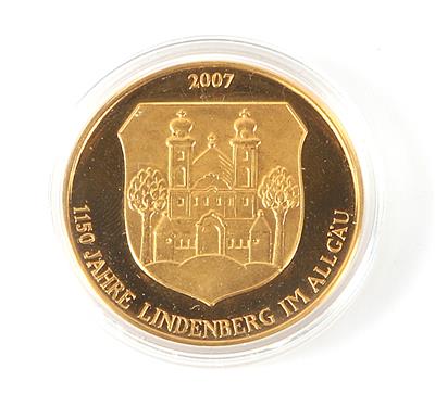 Medaille "1150 Jahre Lindenberg im Allgäu" - Gioielli e orologi