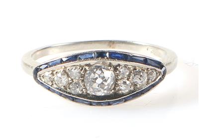Brillant/Diamant Saphir Damenring - Jewellery and watches