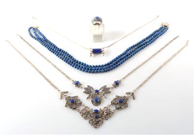 Konvolut (beh.) Lapis Lazuli Damenschmuck - Klenoty a náramkové