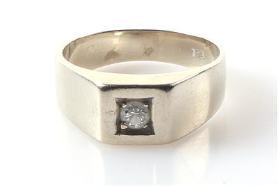 Brillantsolitär ca.0,15 ct - Jewellery and watches