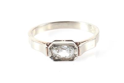 Diamant Damenring 0,41 ct (grav.) - Jewellery and watches