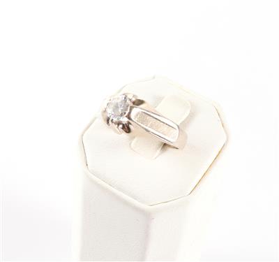 Brillantsolitär ca. 0,50 ct - Jewellery and watches