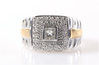 Brillant/Diamant Ring zus. ca. 0,65 ct - Jewellery and watches