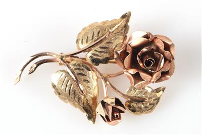 Brosche "Wiener Rose" - Schmuck und Uhren