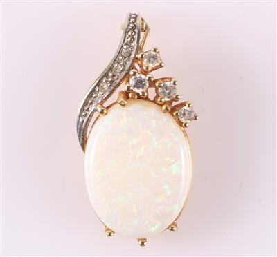 Opal Brillant/Diamant Anhänger - Jewellery and watches