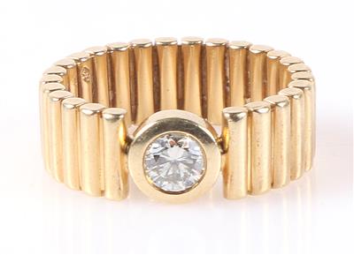 Brillantsolitär ca. 0,40 ct - Jewellery and watches