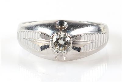 Brillant Ring ca. 0,35 ct - Jewellery and watches