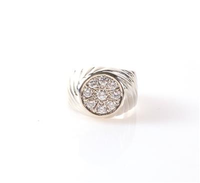 Brillant Ring, zus. ca.0,60 ct - Gioielli e orologi