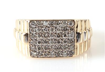 Brillant Ring zus. ca.0,90 ct - Jewellery and watches