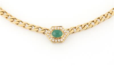 Brillantcollier zus. ca. 1,00 ct - Schmuck und Uhren