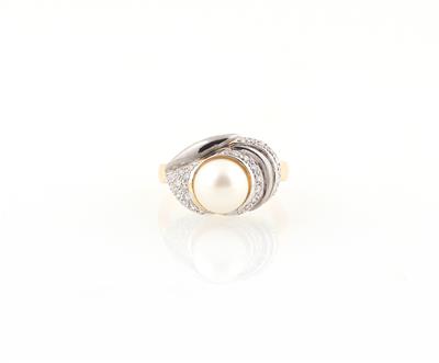 Brillantring zus. ca. 0,45 ct - Schmuck und Uhren