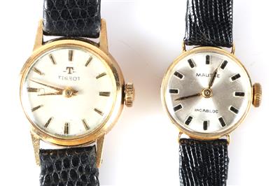 2 Damenarmbanduhren Tissot/ Mauthe - Jewellery and watches