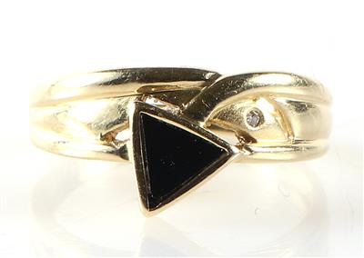 Onyx Diamant Damenring - Jewellery and watches