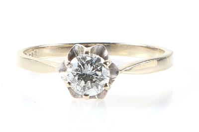 Brillantsolitärring ca. 0,55 ct - Schmuck und Uhren