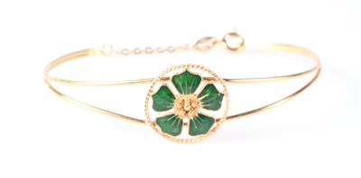 Email Armreif "Blume" - Jewellery and watches