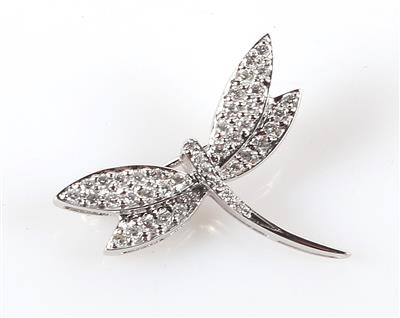 Brillantbrosche "Libelle" - Jewellery and watches