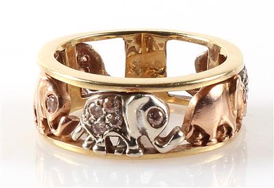 Damenring "Elefanten" - Jewellery and watches