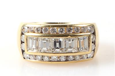 Brillant Diamant Damenring zus. ca. 1,65 ct - Gioielli e orologi