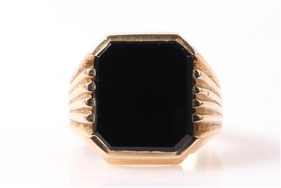 Onyx Herrenring - Jewellery and watches