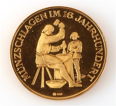 Medaille "Münzschlagen im 16. Jhdt." - Jewellery and watches