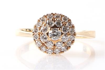 Brillant Damenring zus. ca. 0,60 ct - Jewellery and watches