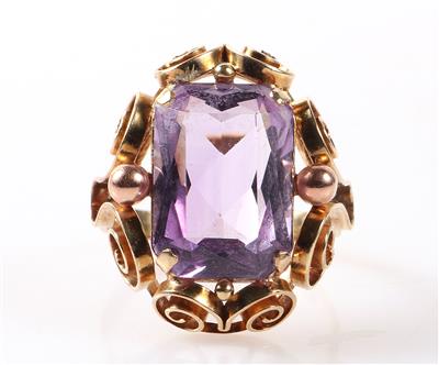 Amethyst Damenring - Klenoty a Hodinky