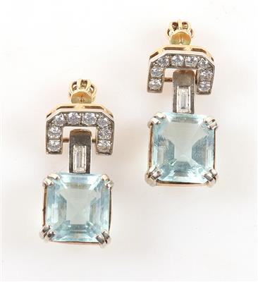 Brillant/Diamant Ohrschraubgehänge - Jewellery and watches