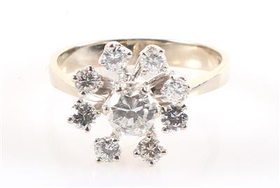 Brillantring zus. ca. 0,95 ct - Schmuck und Uhren