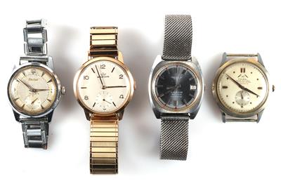 Konvolut 4 Armbanduhren - Jewellery and watches