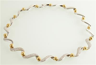 Brillantcollier zus. ca. 3,00 ct - Gioielli e orologi