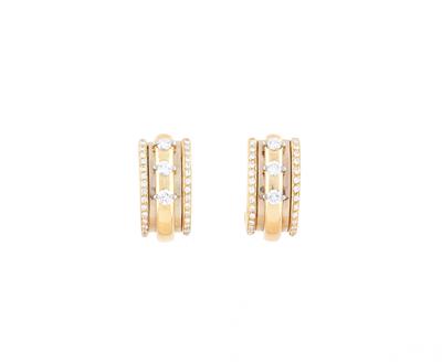 Brillantohrsteckclips zus. ca. 1,50 ct - Schmuck und Uhren