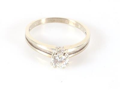 Solitärring ca.0,40 ct - Schmuck und Uhren