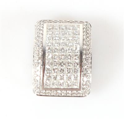 Brillant Diamant Anhänger zus. ca. 2,70 ct - Klenoty a Hodinky