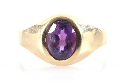 Amethyst Damenring - Klenoty a Hodinky