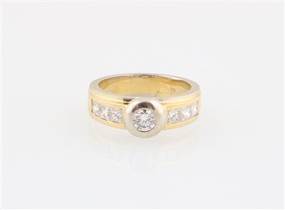 Brillant-Diamantring - Jewellery and watches
