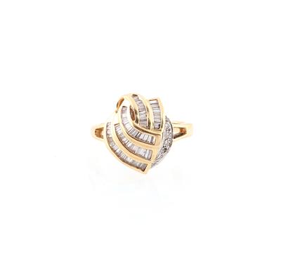 Brillant Diamantring zus. ca. 0,65 ct - Klenoty a Hodinky