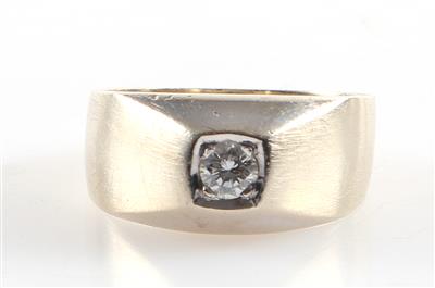 Brillantsolitär Ring ca. 0,15 ct - Jewellery and watches