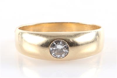 Brillantsolitär Ring ca. 0,30 ct - Schmuck und Uhren