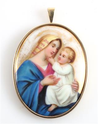 Anhänger "Maria mit Jesuskind" - Herbstauktion