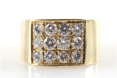 Brillantring zus. 1,58 ct - Klenoty a Hodinky