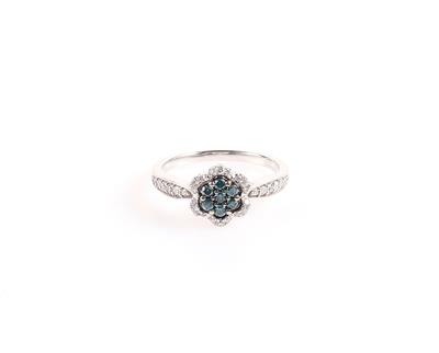 Brillant Damenring "Blume" zus. 0,33 ct - Gioielli e orologi