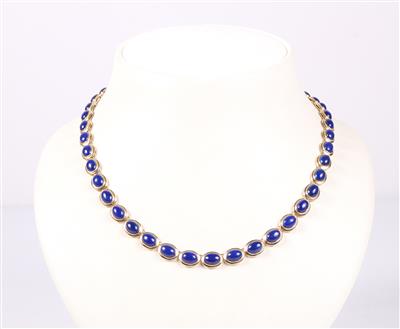 Behandeltes Lapis Lazuli Collier - Schmuck und Uhren