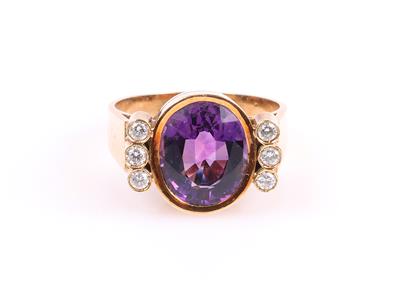 Brillant Amethyst Damenring - Jewellery and watches