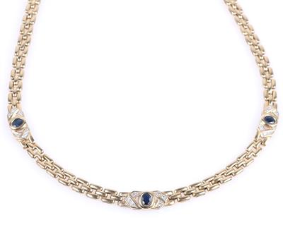 Saphir Diamant Collier - Jewellery and watches
