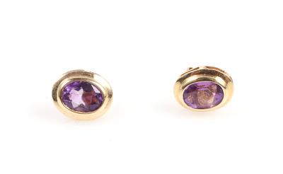 Amethyst Ohrstecker - Schmuck und Uhren