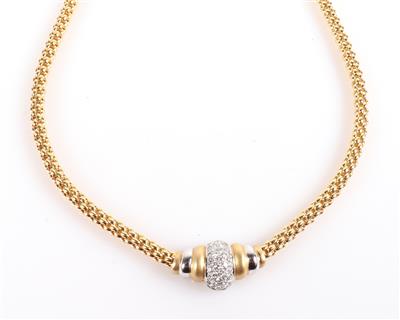 Brillant Collier zus. ca. 0,80 ct - Gioielli e orologi