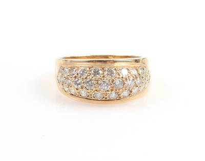 Brillant Ring zus. ca. 1,00 ct - Jewellery and watches
