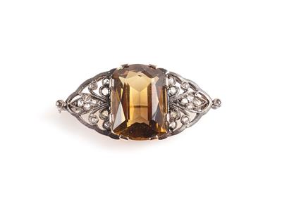 Citrin Diamant Brosche - Gioielli e orologi