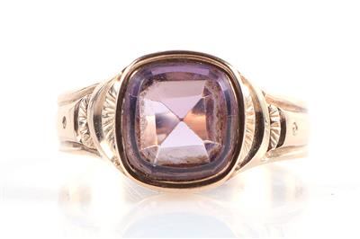 Amethyst Ring - Klenoty a Hodinky