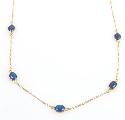 Behandelte Lapis Lazuli Halskette - Schmuck und Uhren